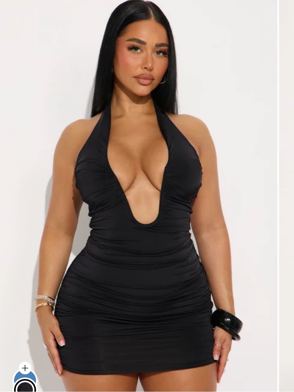 Fashion Nova After Dark Halter Mini Dress